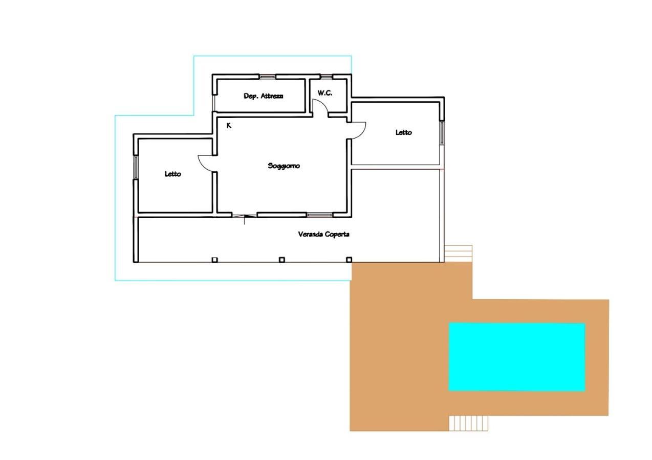 Villa Marci Con Piscina Privata A Nulvi Dış mekan fotoğraf